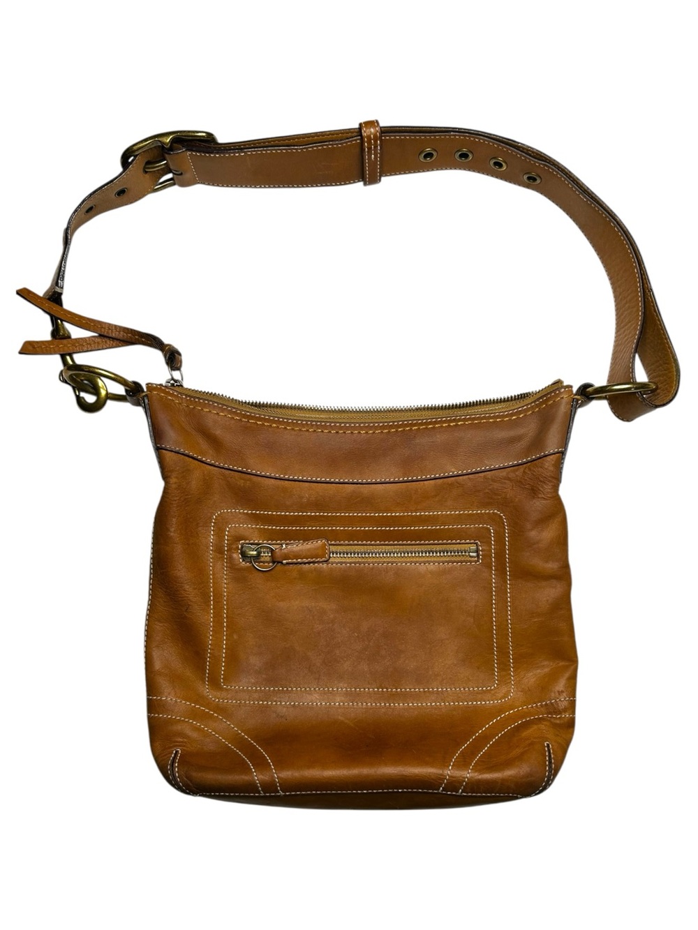 Vintage Coach Chelsea Laced Duffle Crossbody Shoulder Bag 10399 - Picture 13 of 15
